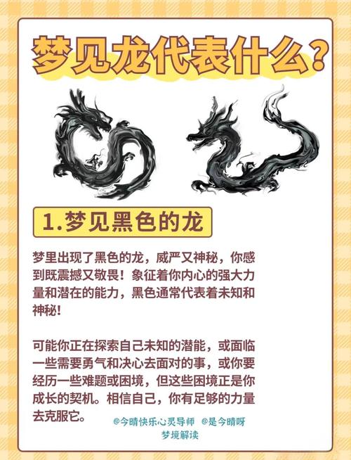 梦见水中的黑龙究竟预示着什么深意？