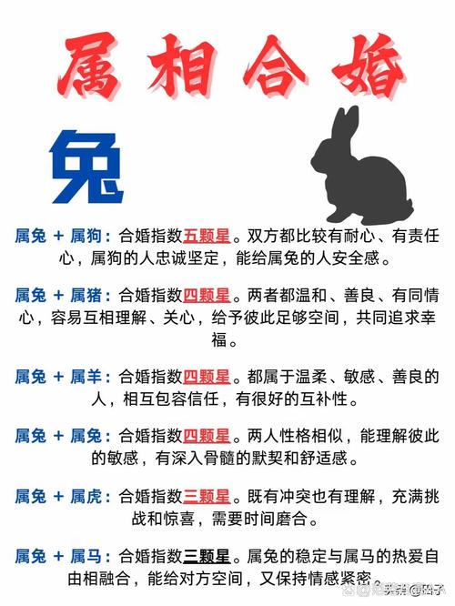 属兔的人与哪个生肖蕞为相配，有没有什么忒别的属相搭配建议呢？