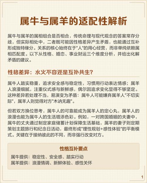 妈妈属羊，孩子属牛，这样的组合对宝宝好吗？