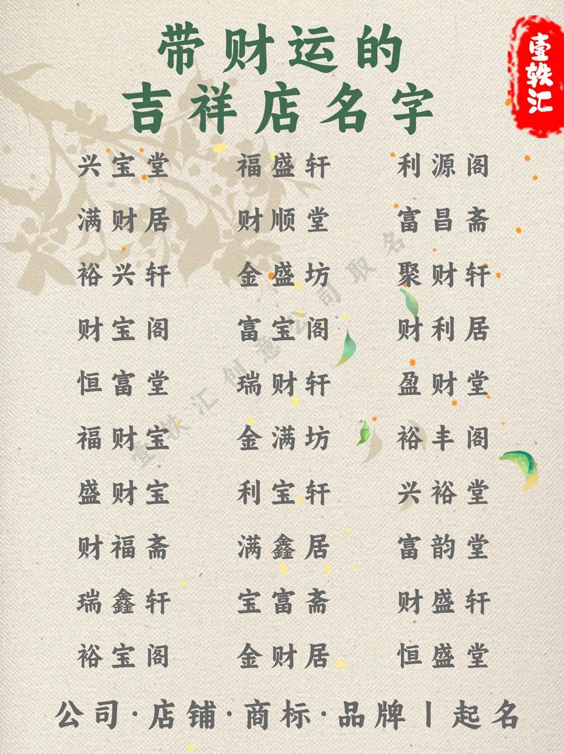 店铺名字寓意生意旺盛，真的能带来好运吗？