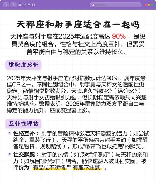 天秤座和射手座配对指数是多少？他们适合在一起吗？