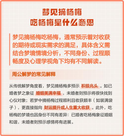 女人梦见吃杨梅是什么预兆，与吃花生有何寓意相似？