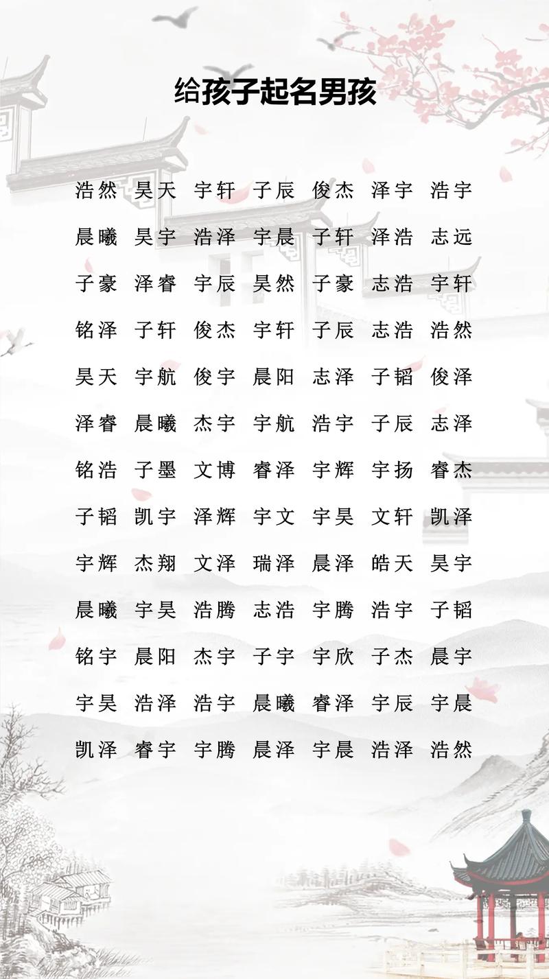 有哪些简单大气的小名适合给男宝宝取？