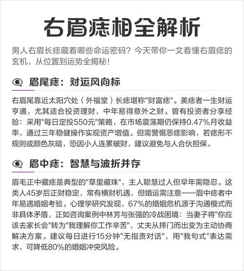 右眉中间上方有痣的男人眉中有痣好吗？这会影响运势吗？