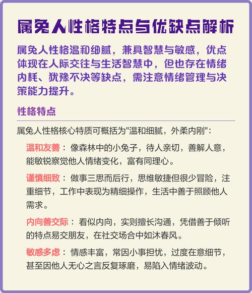 属兔女性格优点和缺点有哪些？