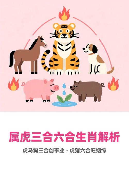 属虎与哪两个生肖构成三合？