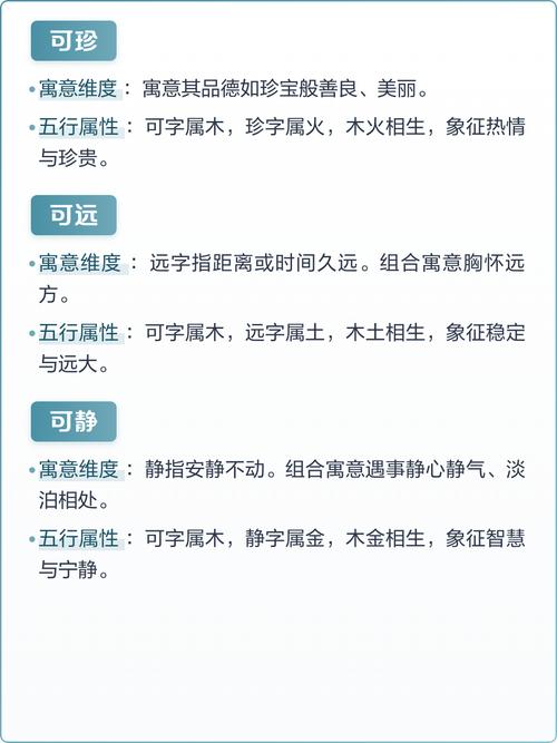 可字在取名中寓意和象征意义有哪些？