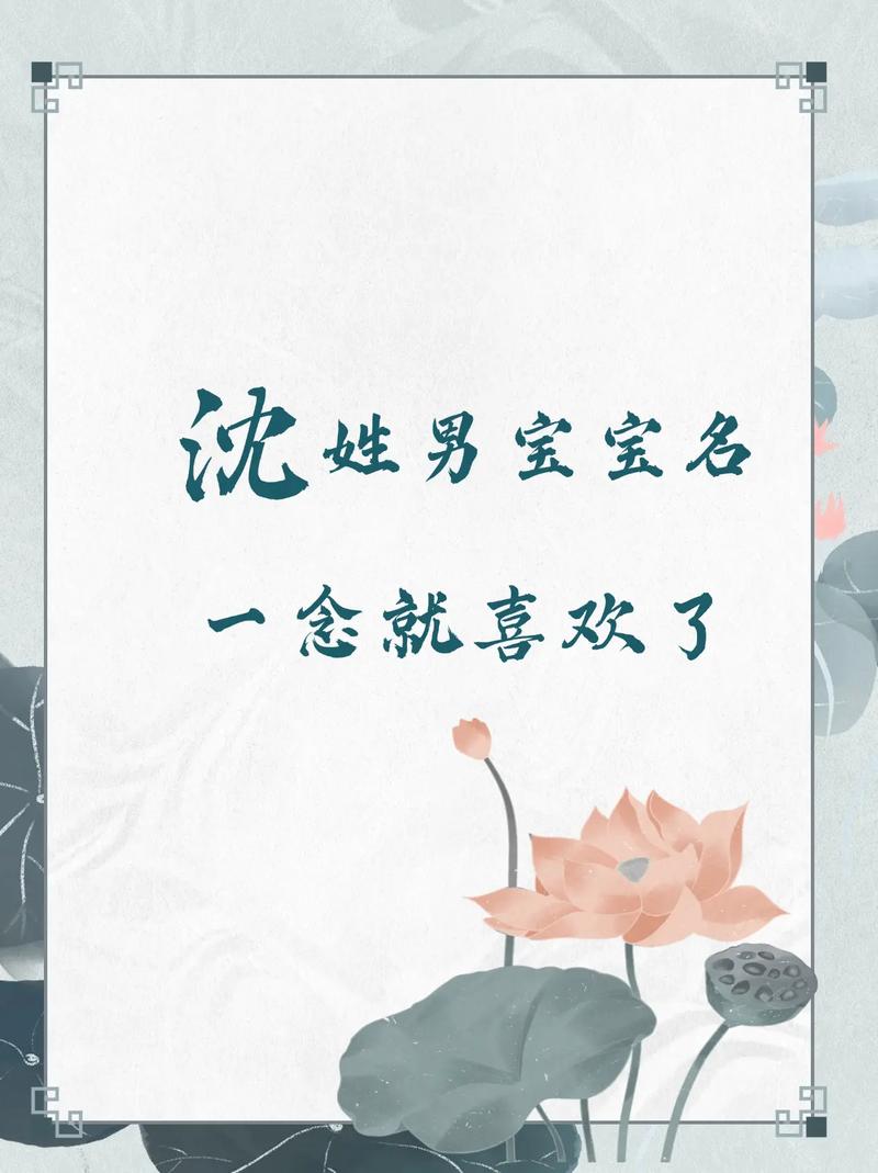 有没有什么古风单字可依用来给沈姓男孩取名？