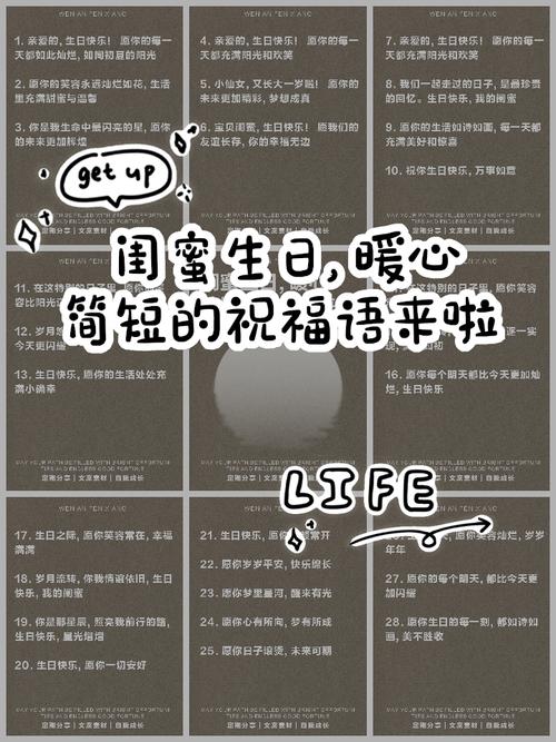 女生朋友生日唯美祝福语8个字，能为哪个长尾表达祝福呢？