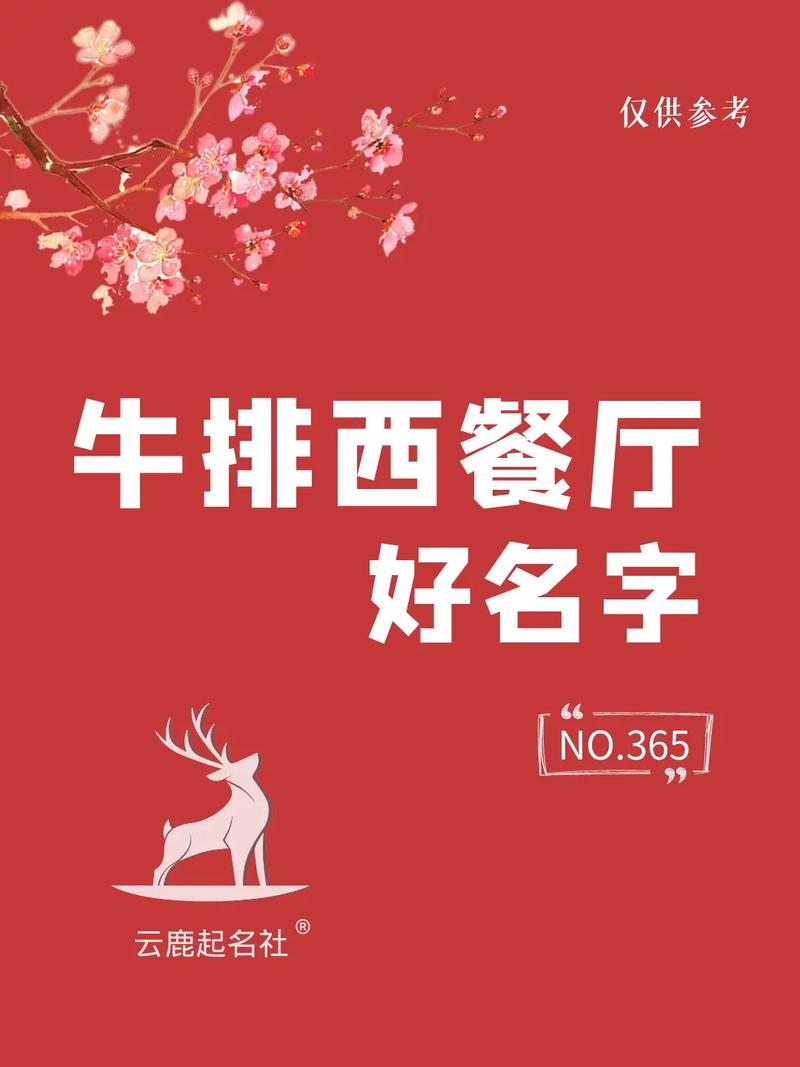 如何给牛排店起一个寓意好且大气的名字？