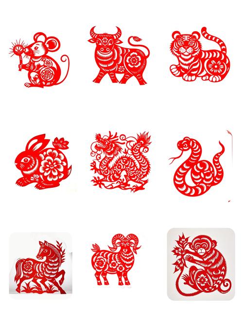 十二生肖婚姻剪纸图案，十二属相剪纸美图指的是什么？