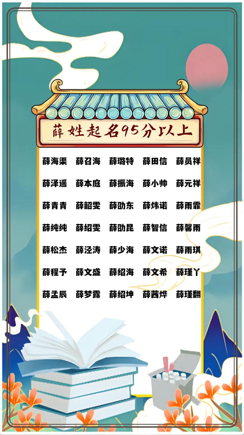 薛姓辈玉取什么名字既好听又寓意美好？