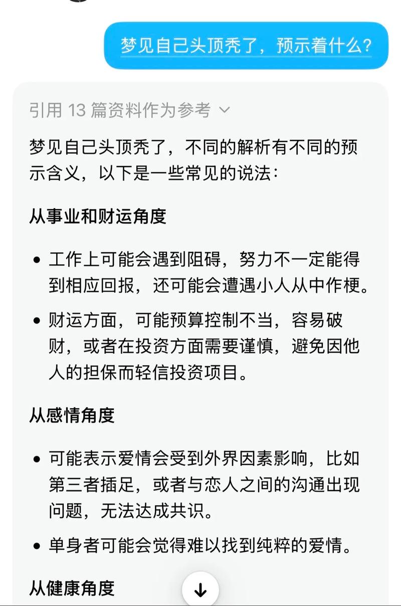 梦见自己头顶秃了预示着什么征兆？