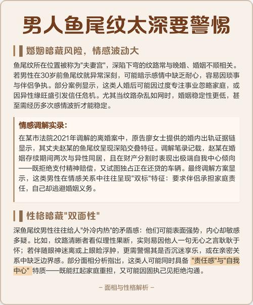 男人鱼尾纹面相预示着什么是不是长尾纹暗示着什么特殊命运？