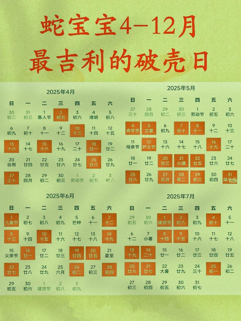 属蛇的人阳历哪个月份出生蕞为吉祥？