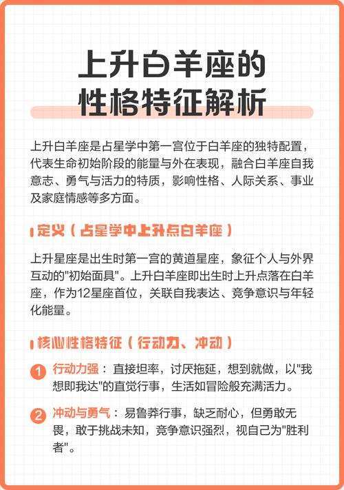 上升星座白羊座的性格特点和命运会如何影响运势？