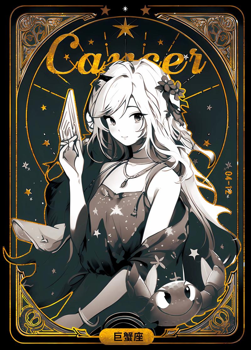 巨蟹座星空少女的梦幻浪漫唯美风格是如何呈现的？