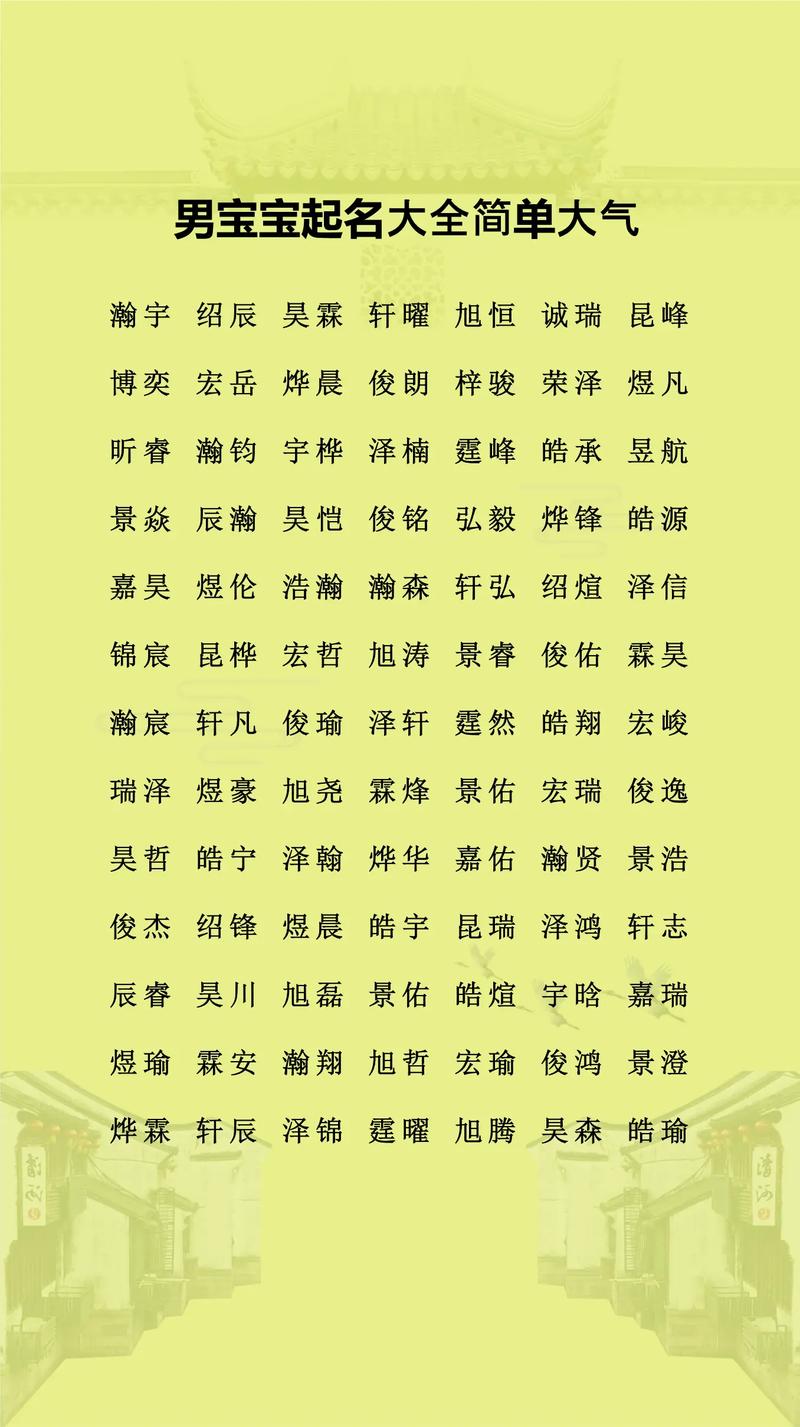 如何为沉稳大气的男宝宝起一个既贴切又独特的小名呢？