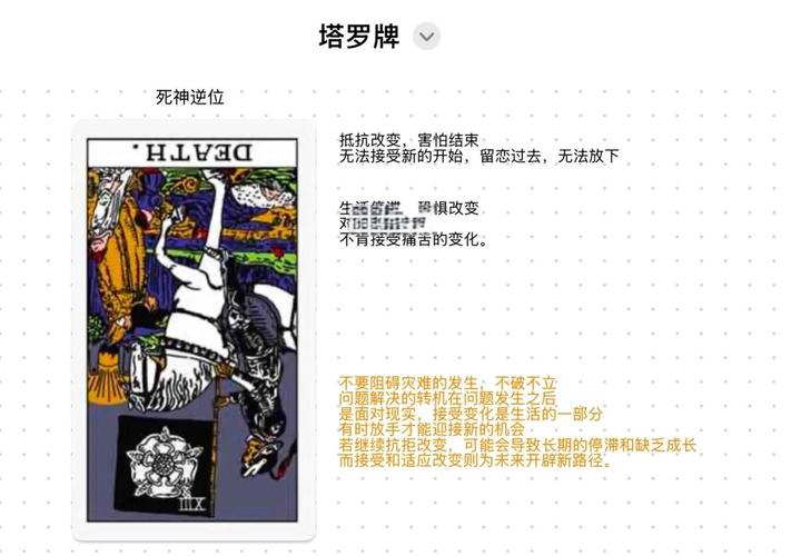 死神逆位塔罗牌预示着破镜能否重圆？