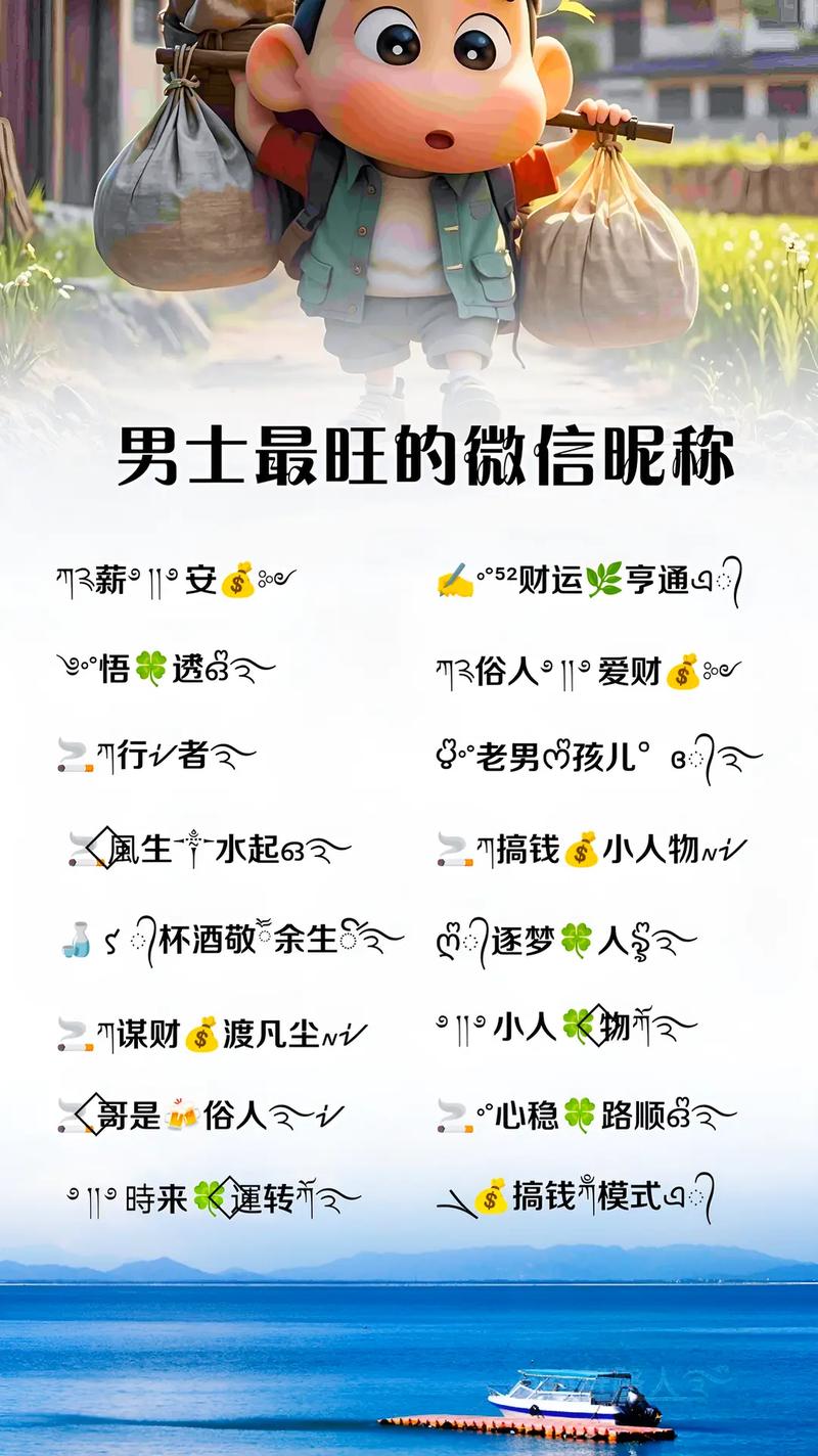 有没有好听又顺口的淘宝旺旺名男生昵称推荐？