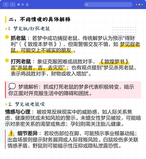 梦见自己打死老鼠，周公解梦预示着什么吉凶？
