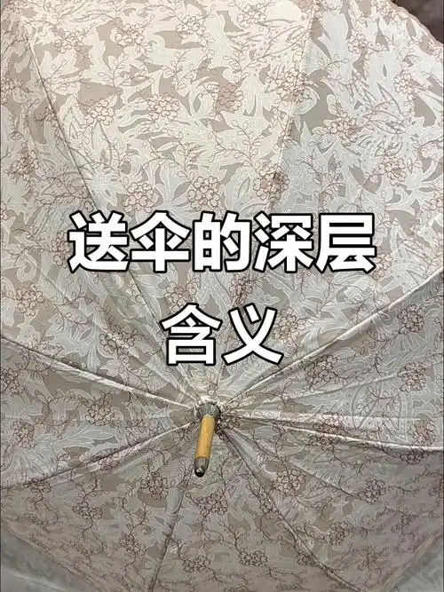 送伞的行为背后蕴含着怎样的美好寓意？
