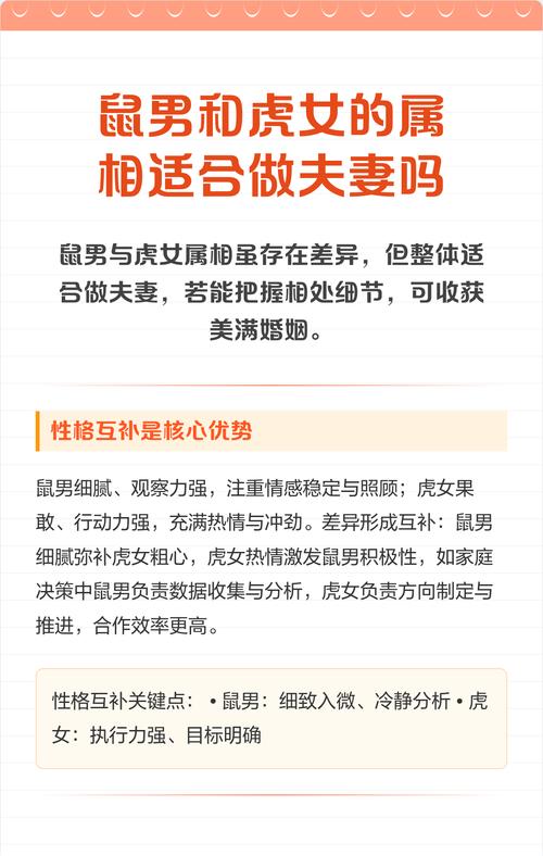 鼠男与虎女结合婚姻是否理想，虎女最适合与哪个属相匹配？
