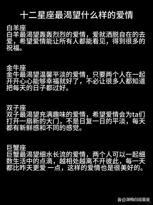 十二星座女生到底渴望着什么样的爱情呢？