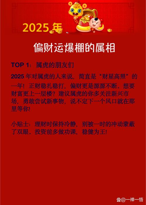 属虎的财运如何，今年能发大财吗？