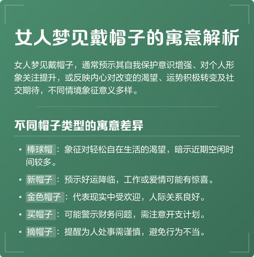 梦见戴帽子前后不明，淋雨也不湿，这是什么预兆或象征？