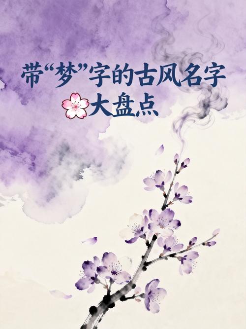 有没有什么带梦字的好听名字推荐？