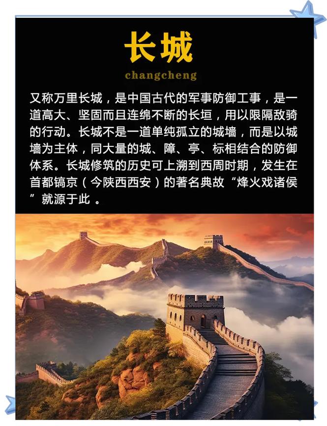 万里长城的四个数字分别代表什么？