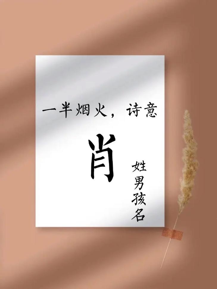 2026年肖姓和姓王的人名配对，肖姓和姓王组合的名字叫什么？