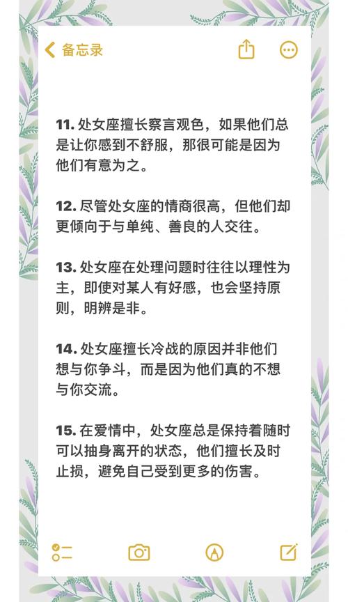 B型处女座男生有哪些独特的性格特点？