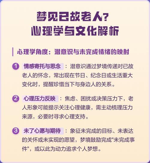 梦见爷爷连续出现，这预示着什么含义？