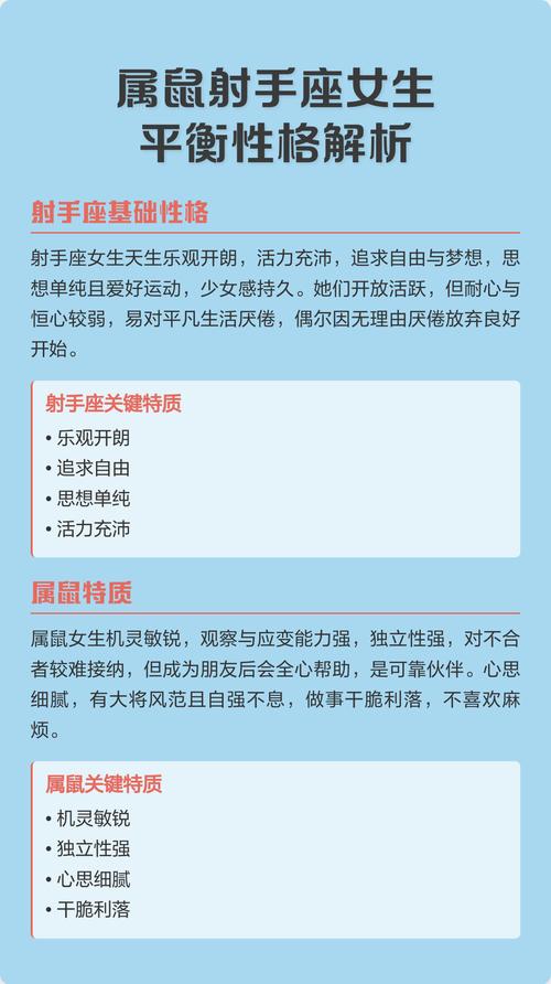 属鼠射手座女生性格特点有哪些？