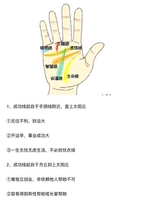 如何解读手相中的生命线、事业线和爱情线？