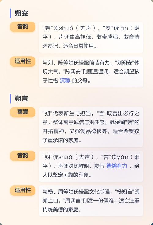 有没有带朔字寓意美好的男孩名字推荐？