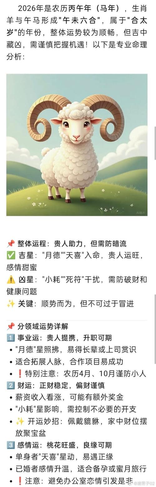 属羊女性2026年财运如何，有哪些具体影响和变化？