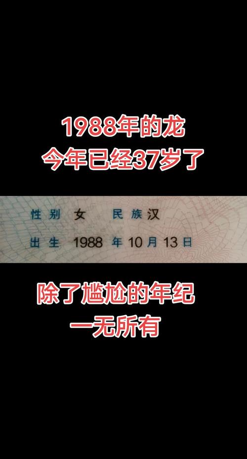 1988年属龙的人什么时候开始走十年大运？