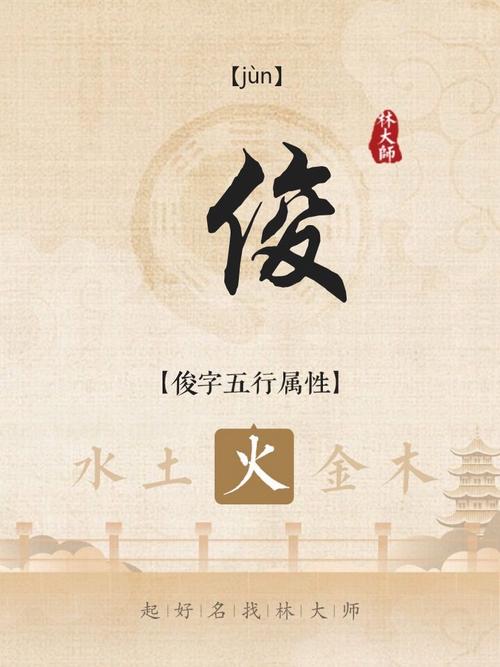 可俊这个名字的五行为什么属什么？这个名字的寓意是什么？