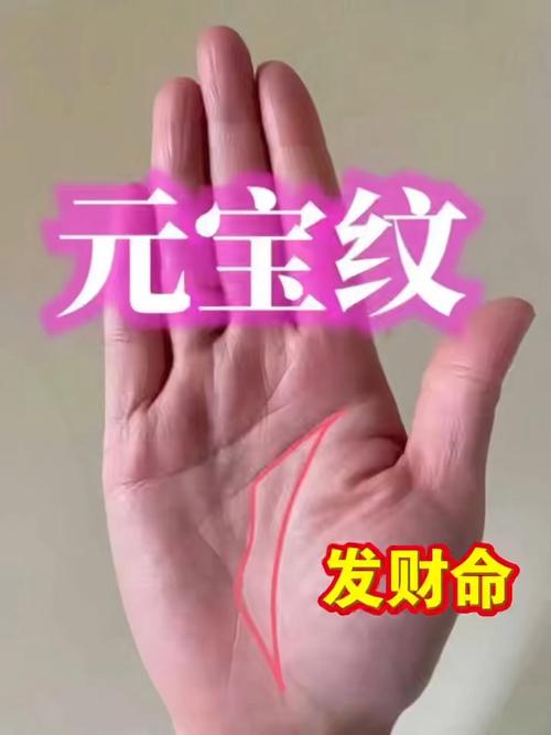 男手纹金元宝是什么命，是不是意味着命中注定钱财不断？