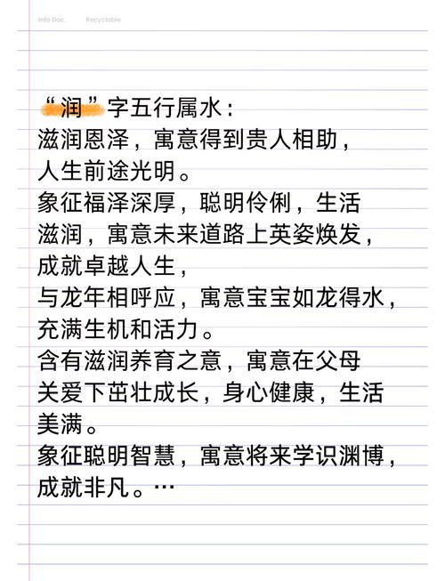 润字五行属什么其寓意适合用作女孩名字吗？