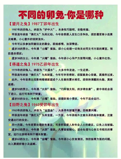 1987年出生属兔的人命运如何，生活运势怎么样？