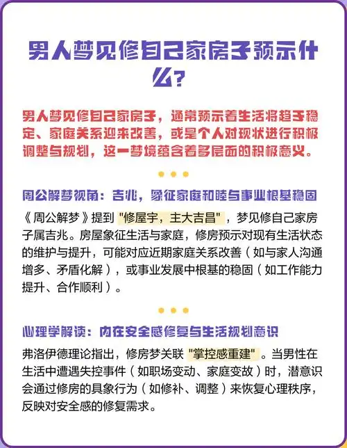 梦见房子已经建好预示着什么含义？