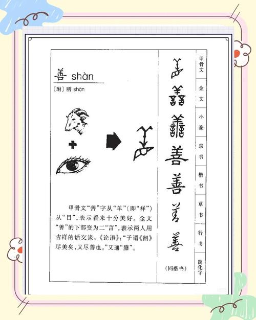 善字如何巧妙地转化为一个寓意深远的长尾？