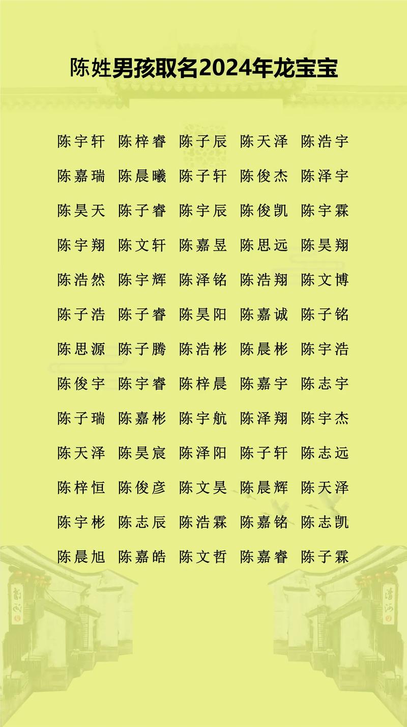 陈姓男孩名字以尧字，有没有什么好听的推荐？