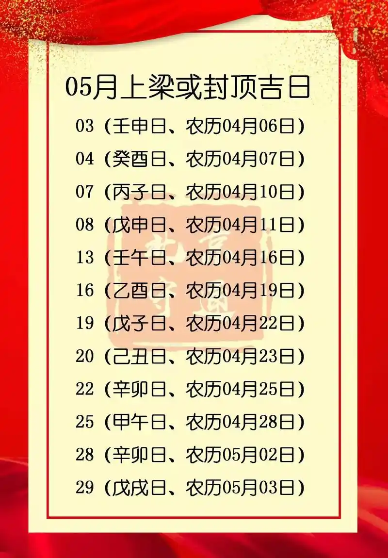 黄道吉日上梁具体应该选择哪一天进行查询？