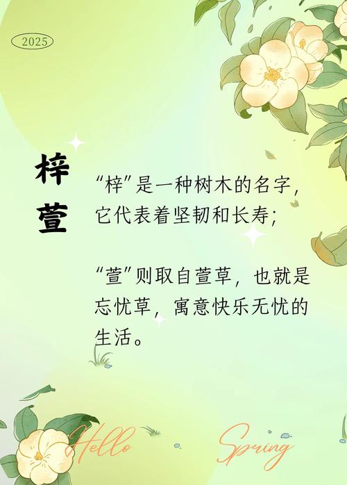 梓萱名字的含义是什么寓意着怎样的美好寓意？