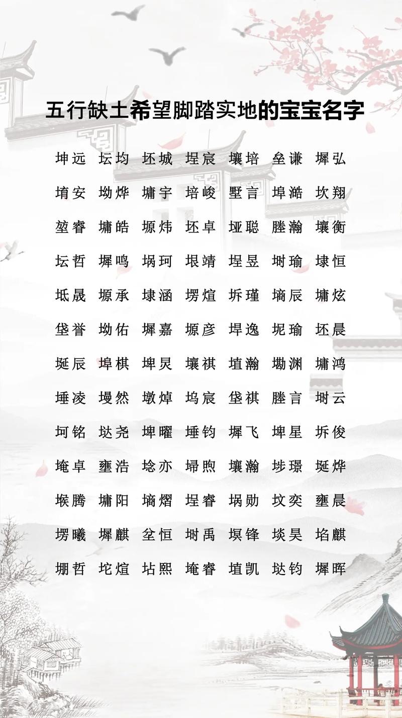 五行缺土的寓意男孩名字有哪些推荐？